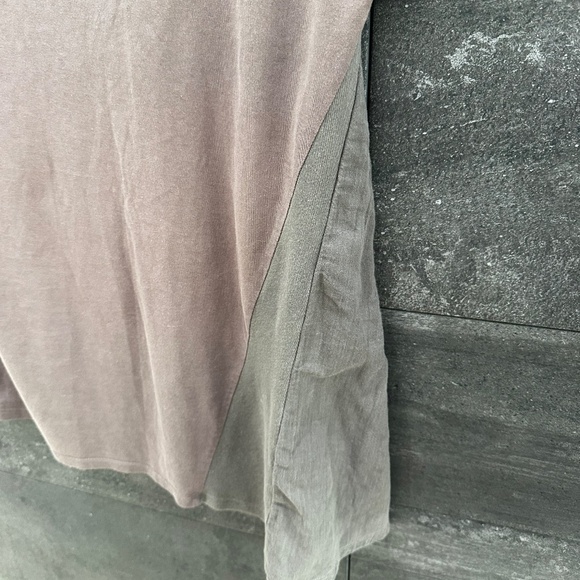 Brunello Cucinelli Taupe Color Cotton S/S Top Size L - Picture 6 of 9